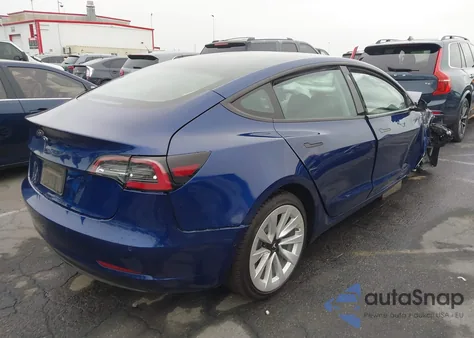 2022 Tesla Model 3 from USA, damaged, VIN 5YJ3E1EA8NF248723